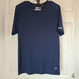 (159) Russell Athletics Training Dry-Power 360 Shirt, Size: Small Color: Blue